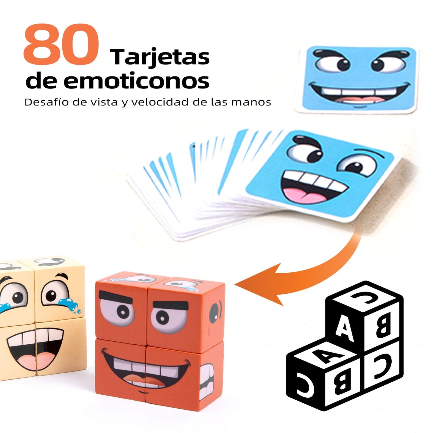 IRUEJFSR-Juegos de Mesa Familiares, 80 Combinaciones de Expresiones con Verdad o Reto, Adecuado para reuniones y interacciones familias, Amigos y niños