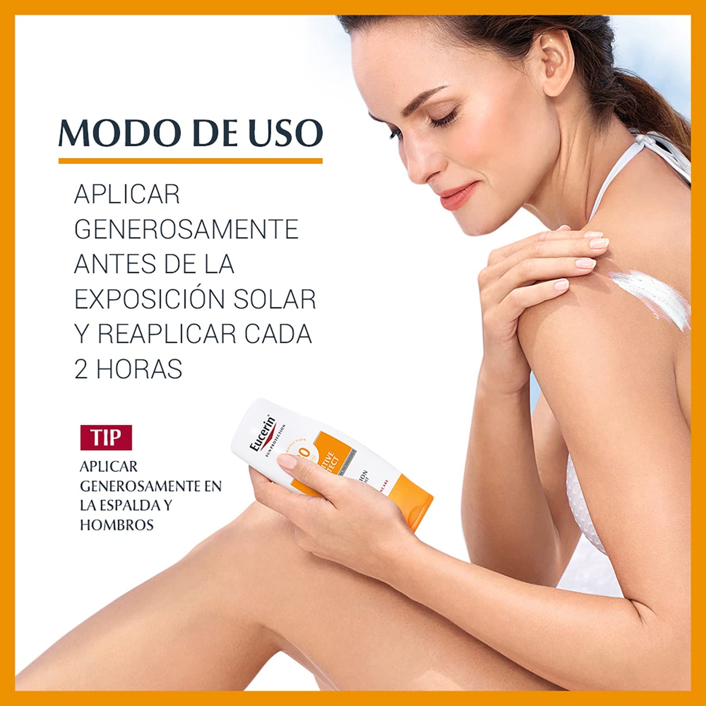 Eucerin Protector Solar FPS 50+, Sensitive Protect, 150 ml + Ph5 Bálsamo labial Protector de Labios FPS 20, 4.8 gramos