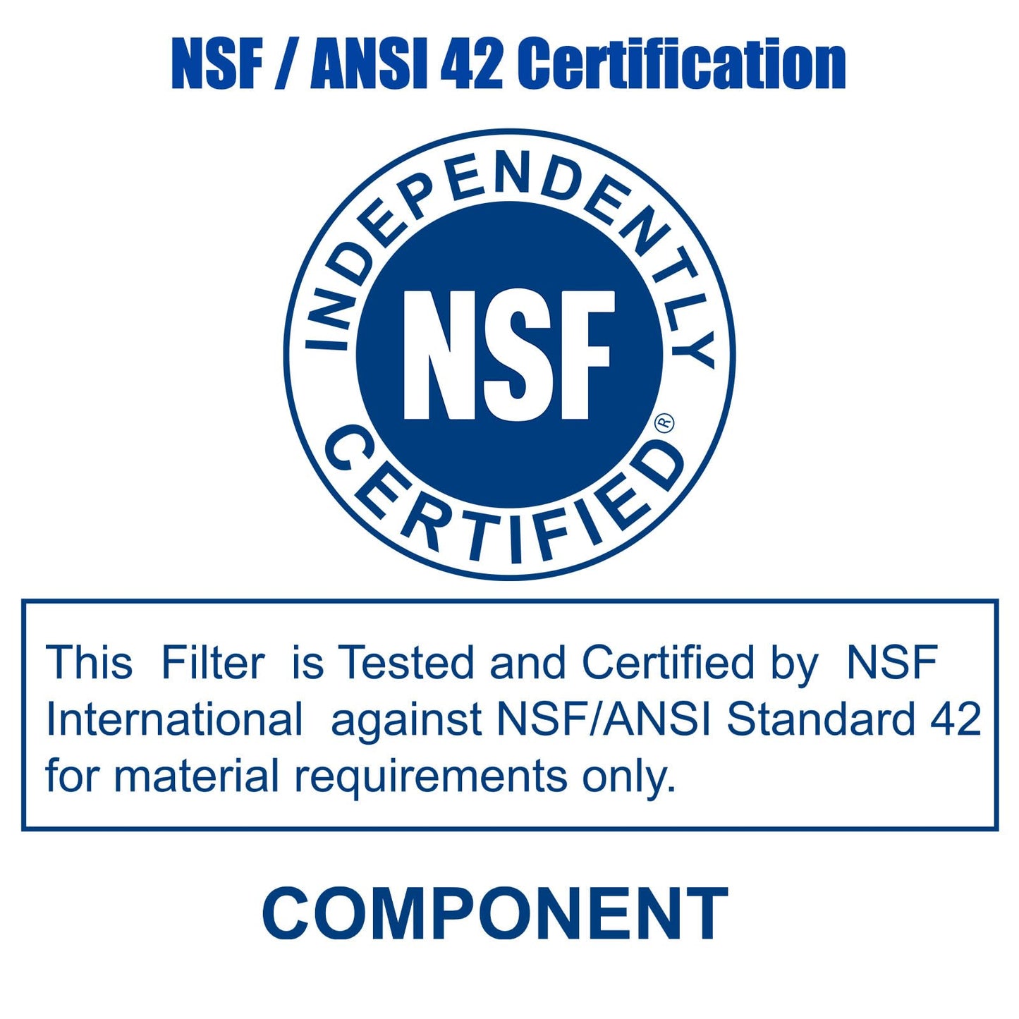 Fil-Fresh - Paquete de 6 filtros de agua de repuesto para pur, pur plus, sistema de filtración de agua, certificado NSF, reemplazo de filtro de agua de montaje de llave de núcleo mineral