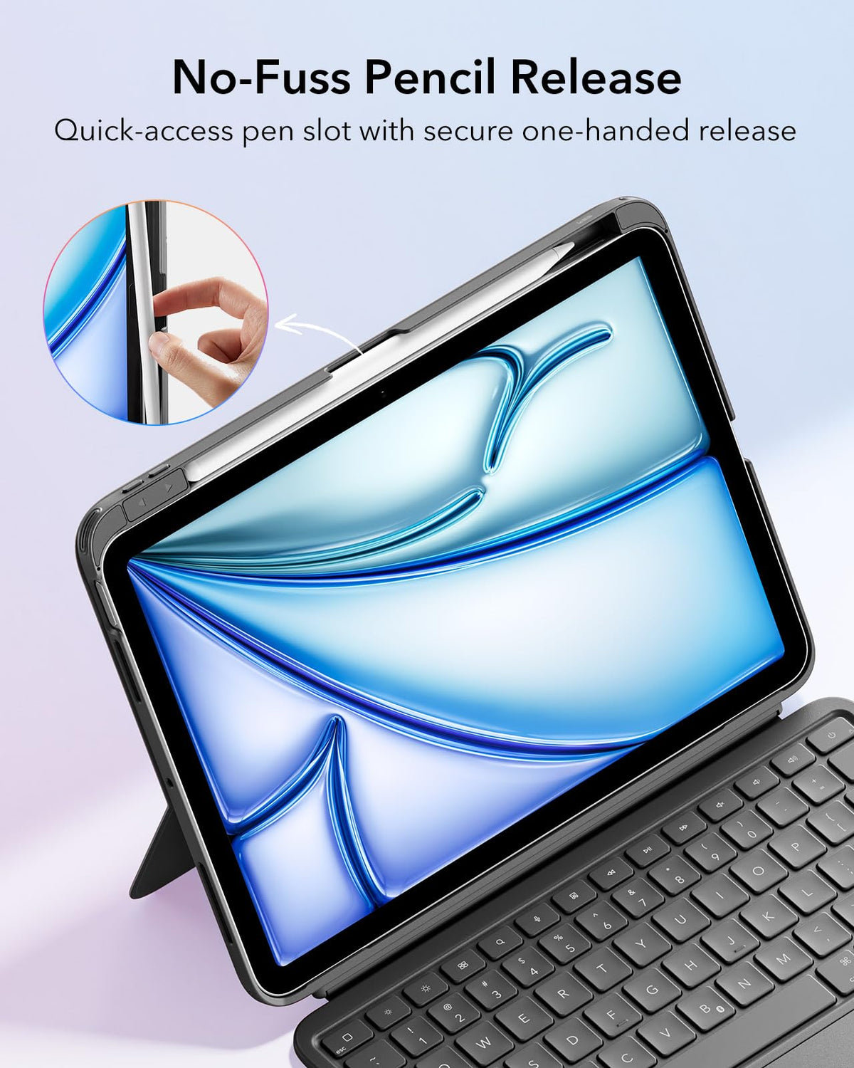 Funda iPad ESR Ultraligera con Teclado A16 11/10 Generación