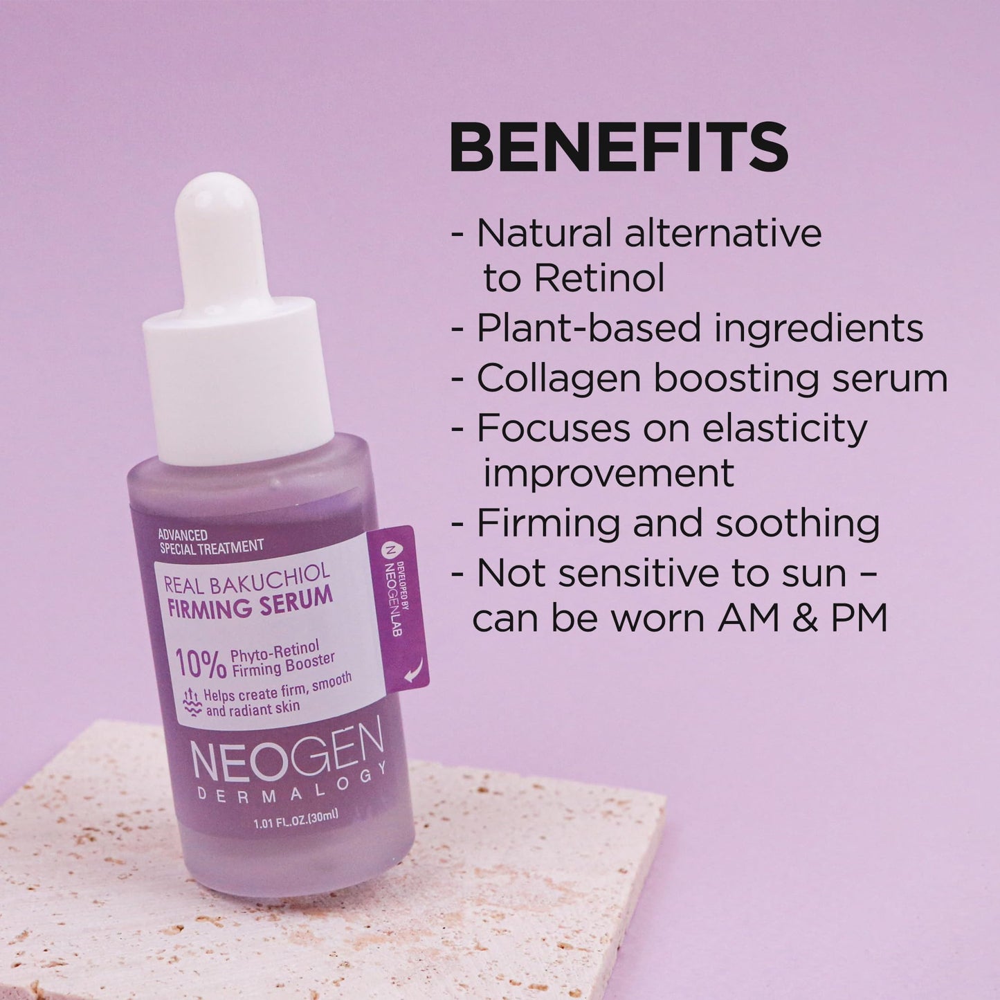 NEOGEN. Real Bakuchiol Firming Serum, suero reafirmante con bakuchiol. 30 ml