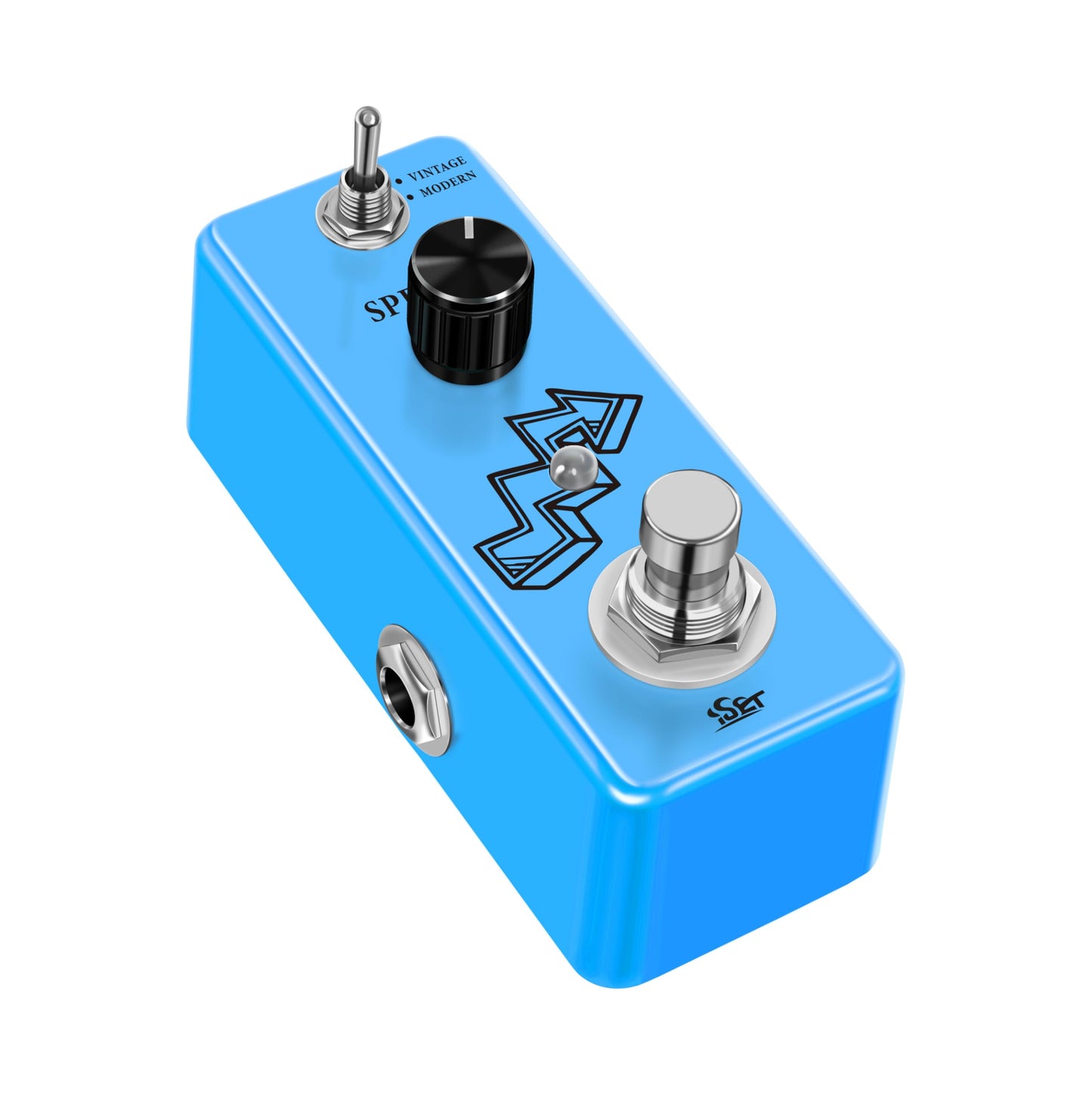 ISET Pedal de guitarra analógica Phaser para bajo de guitarra eléctrica True Bypass