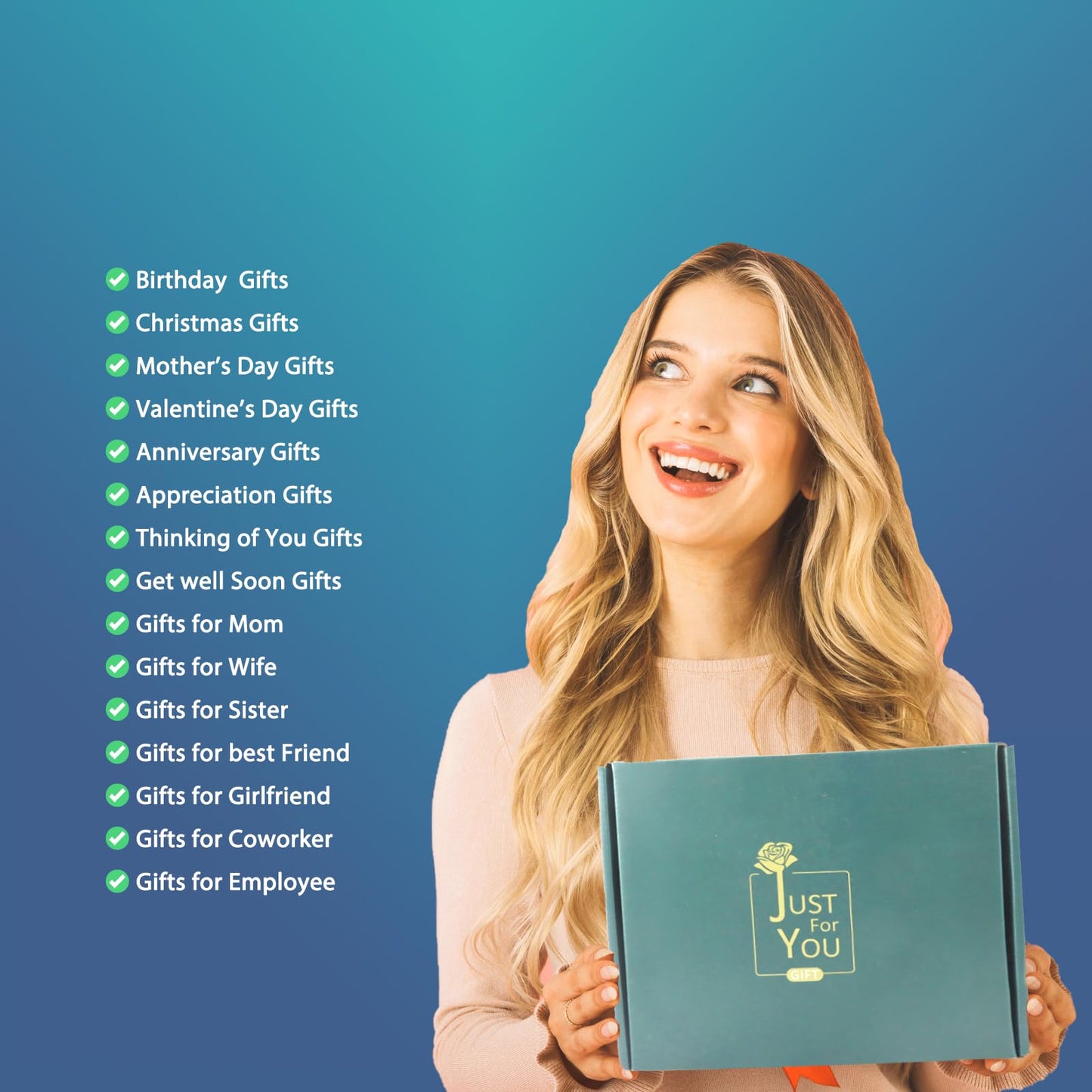 Cesta de Regalo de Herramientas para el Cuidado de la Piel TEESTOU Regalos de Cumpleaños para Mujer