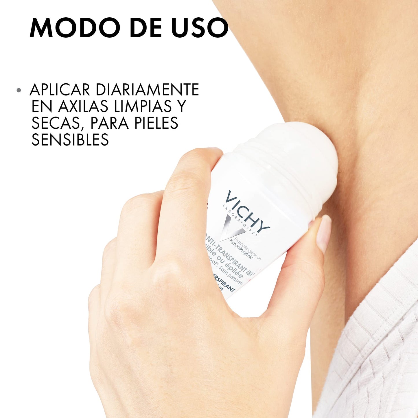 Vichy Anti-transpirante calmante para piel sensible 48H 50ml