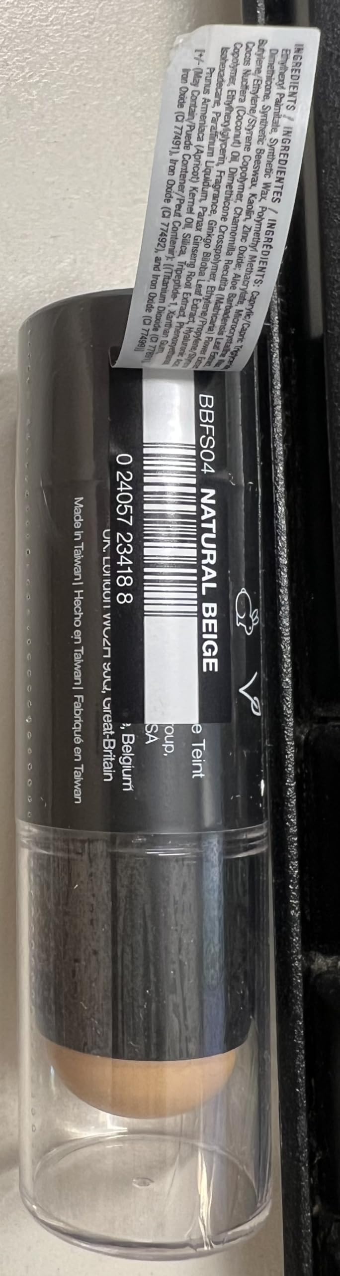 Palladio BUILD + BLEND - Barra de base, barra de contorno para cara, maquillaje profesional para un aspecto perfecto, 0.25 onzas, Natural Beige
