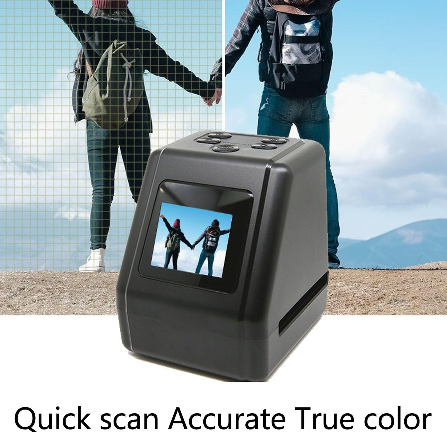 Escáner de Película Digital Yoidesu con Pantalla LCD Grande para Diapositivas y Películas Negativas en Color y Negro