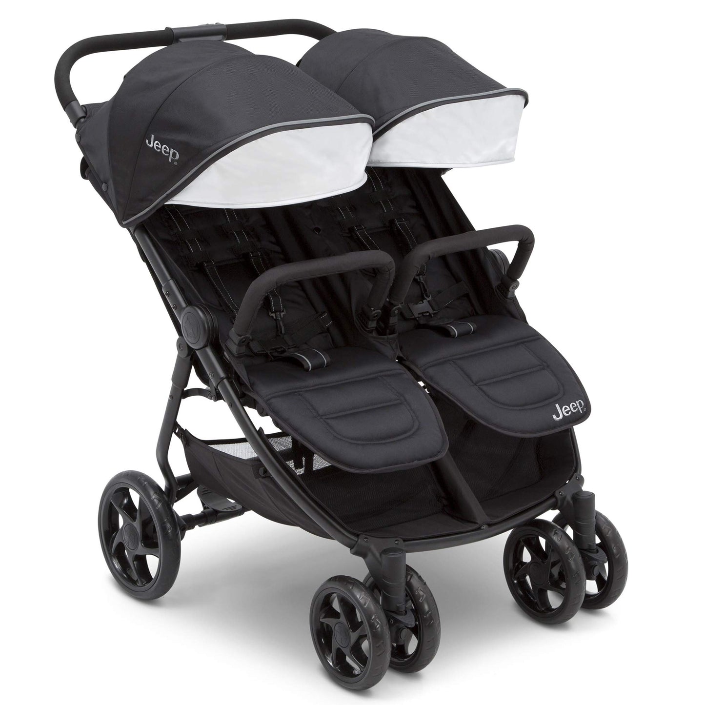 Jeep Destination - carriola doble ultraligero lateral x lateral, medianoche
