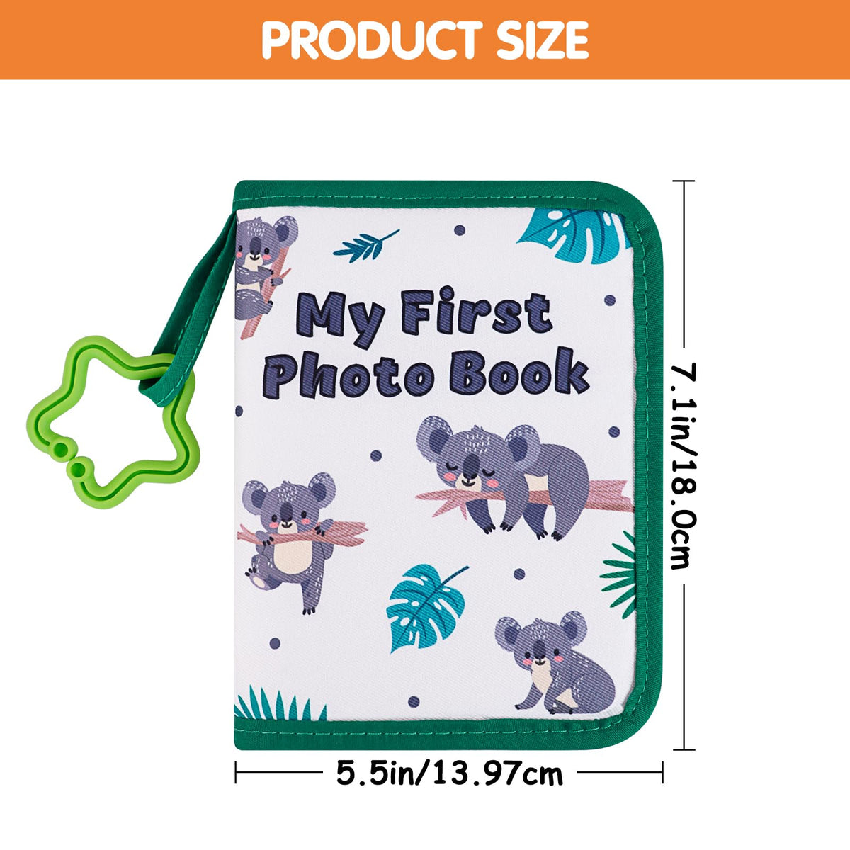 Álbum de Fotos abcxgood Beige para Bebé, 10 x 15 cm, Regalo Personalizado