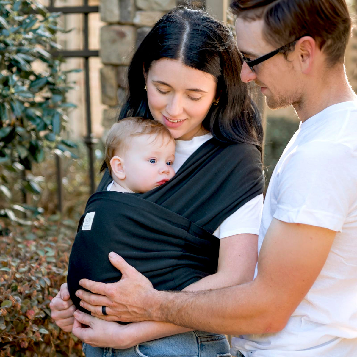 KeaBabies Baby Wrap Carrier - Correa para bebé, D-Lite (rosa sucio)