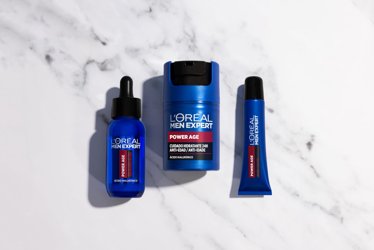 L`OREAL Men Expert Crema Hidratante Anti-Edad Integral con Extracto de Viña Francesa - 1 x 50 ml