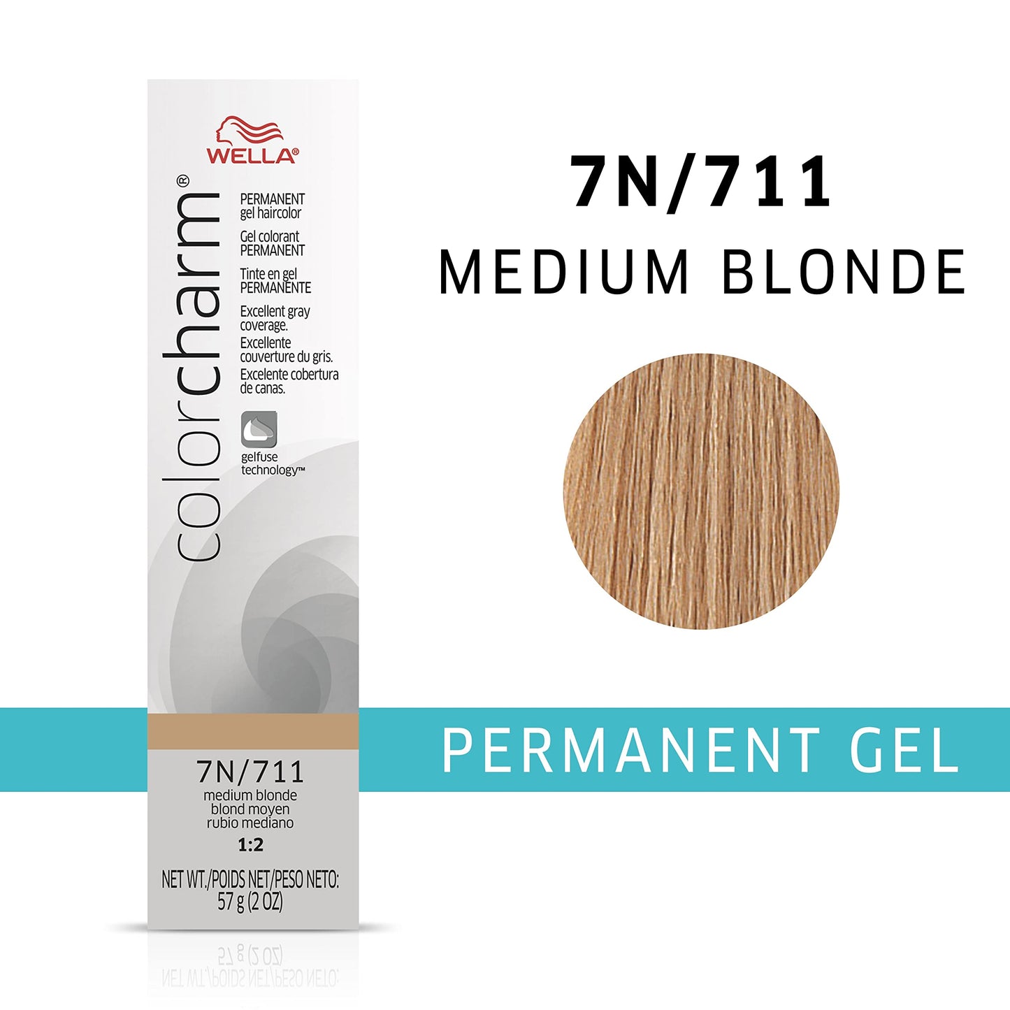 Gel Color Charm Wella Rubio Medio 711/7N