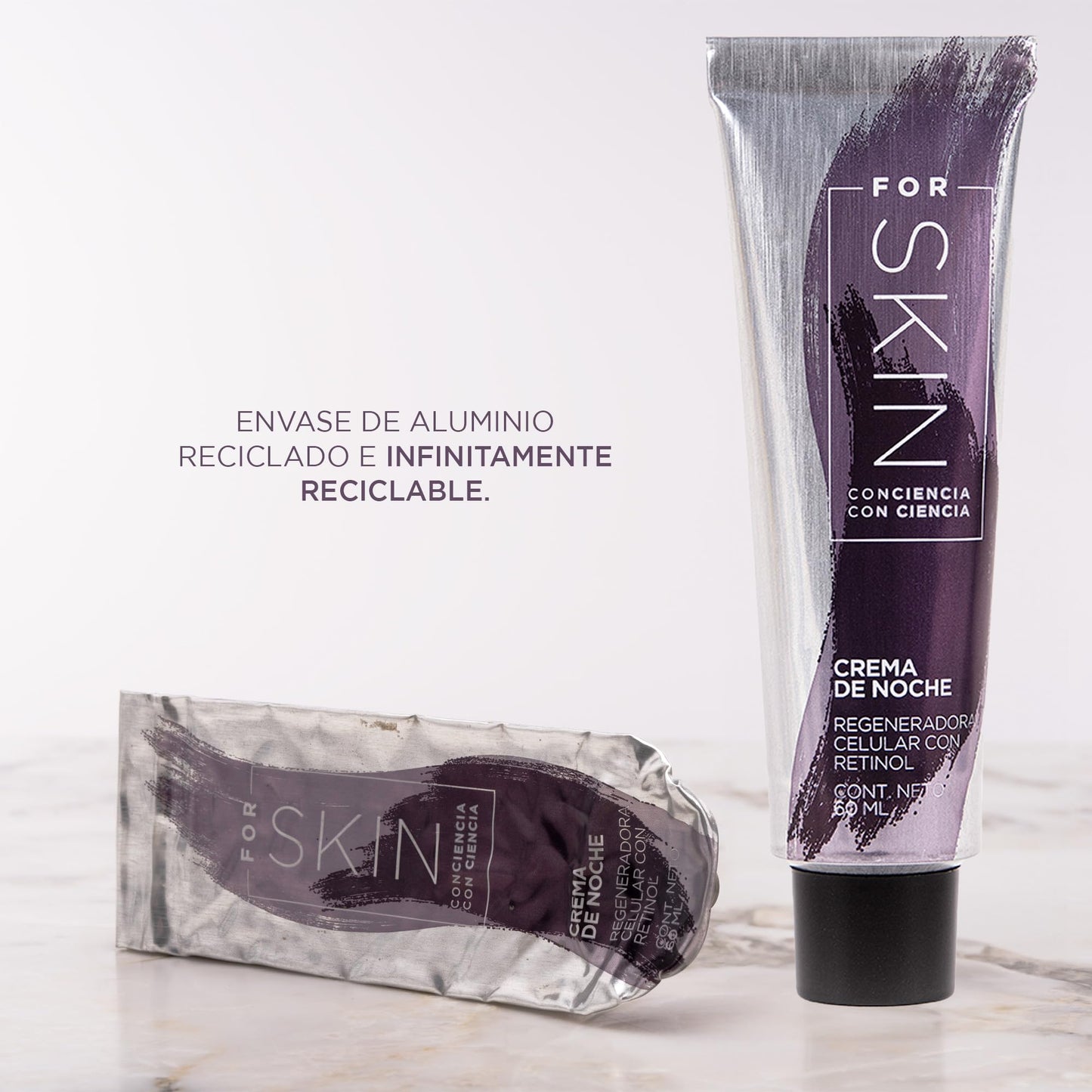 For Skin Kit rutina avanzada | Limpiador desmaquillante | Limpiador con Manzanilla | Tónico facial exfoliante | Suero nutritivo regenerador | Crema hidratante de día | Crema de noche | Crema de manos | Cuidado completo para piel