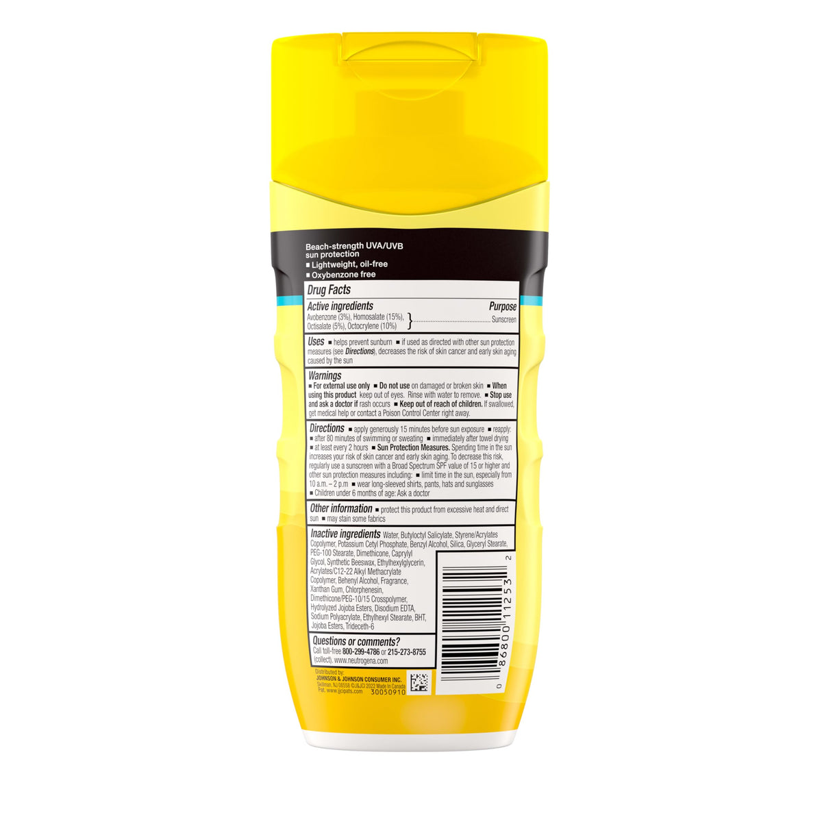 NEUTRÓGENA | Bloqueador Protector Solar 50 SPF Solar Beach Defense | Resistente al Agua | Loción Ligera |Apto Pieles Grasas y Mixtas | No es oleoso | 198ml | 6.7 fl. oz