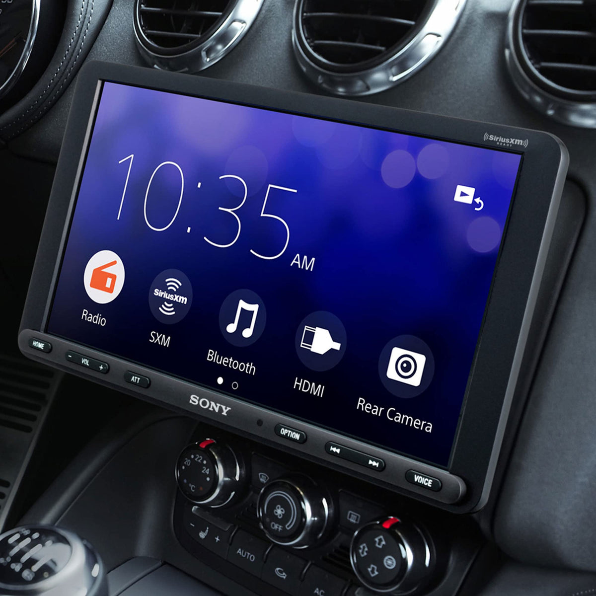 Receptor Multimedia Sony 9 Pulgadas Flotante con Apple Carplay y Android Auto HDMI