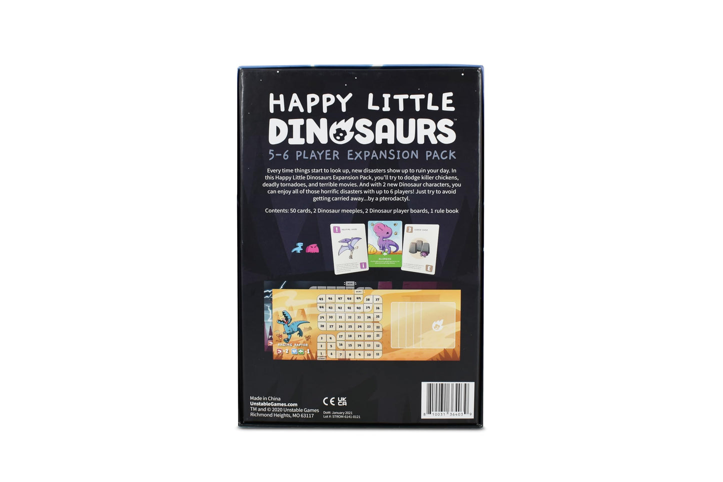 Juego de Mesa TeeTurtle Happy Little Dinosaurs para 5-6 Jugadores