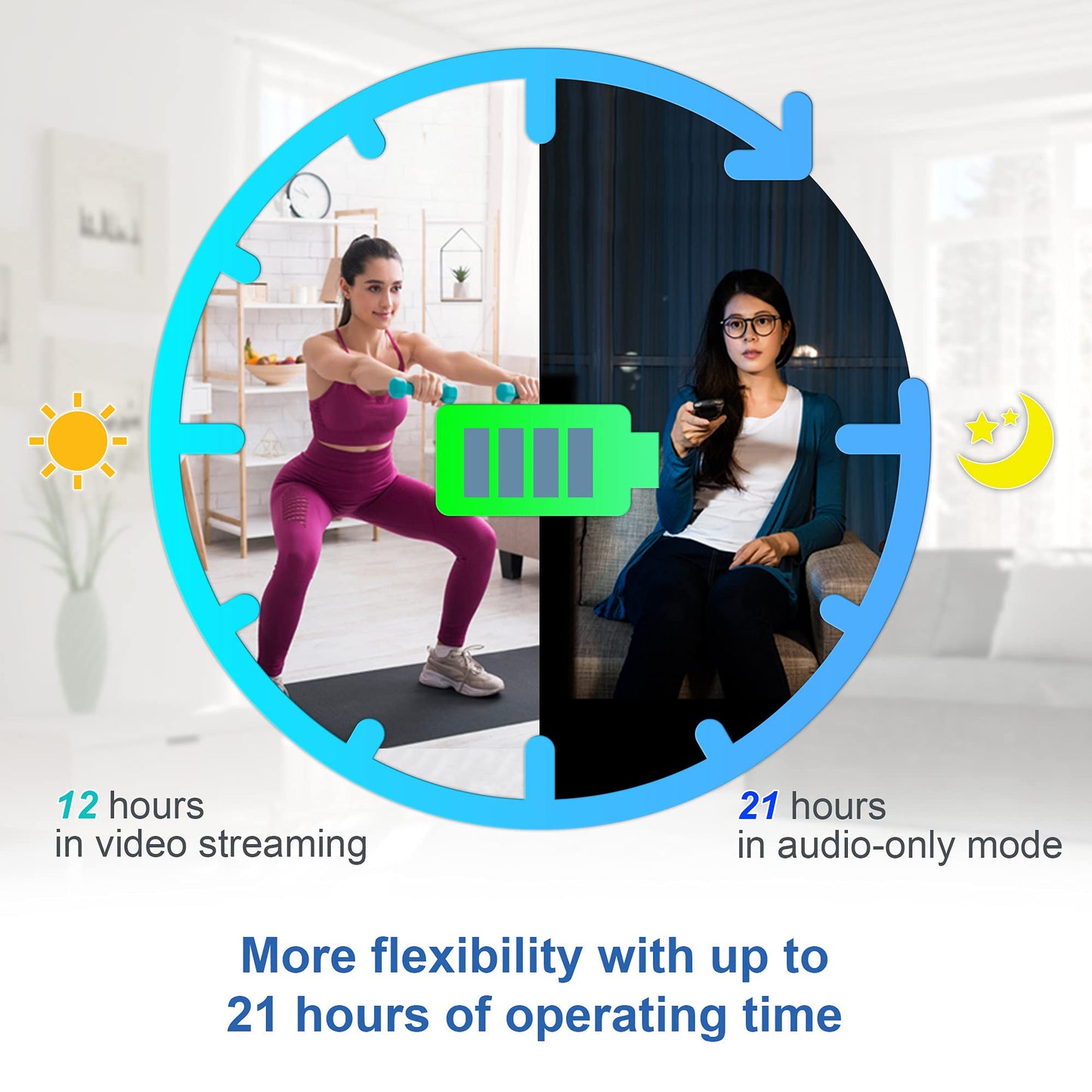 Monitor de Vídeo VTech VM350 Negro con Pantalla de 5 Pulgadas y Visión Nocturna para Bebé