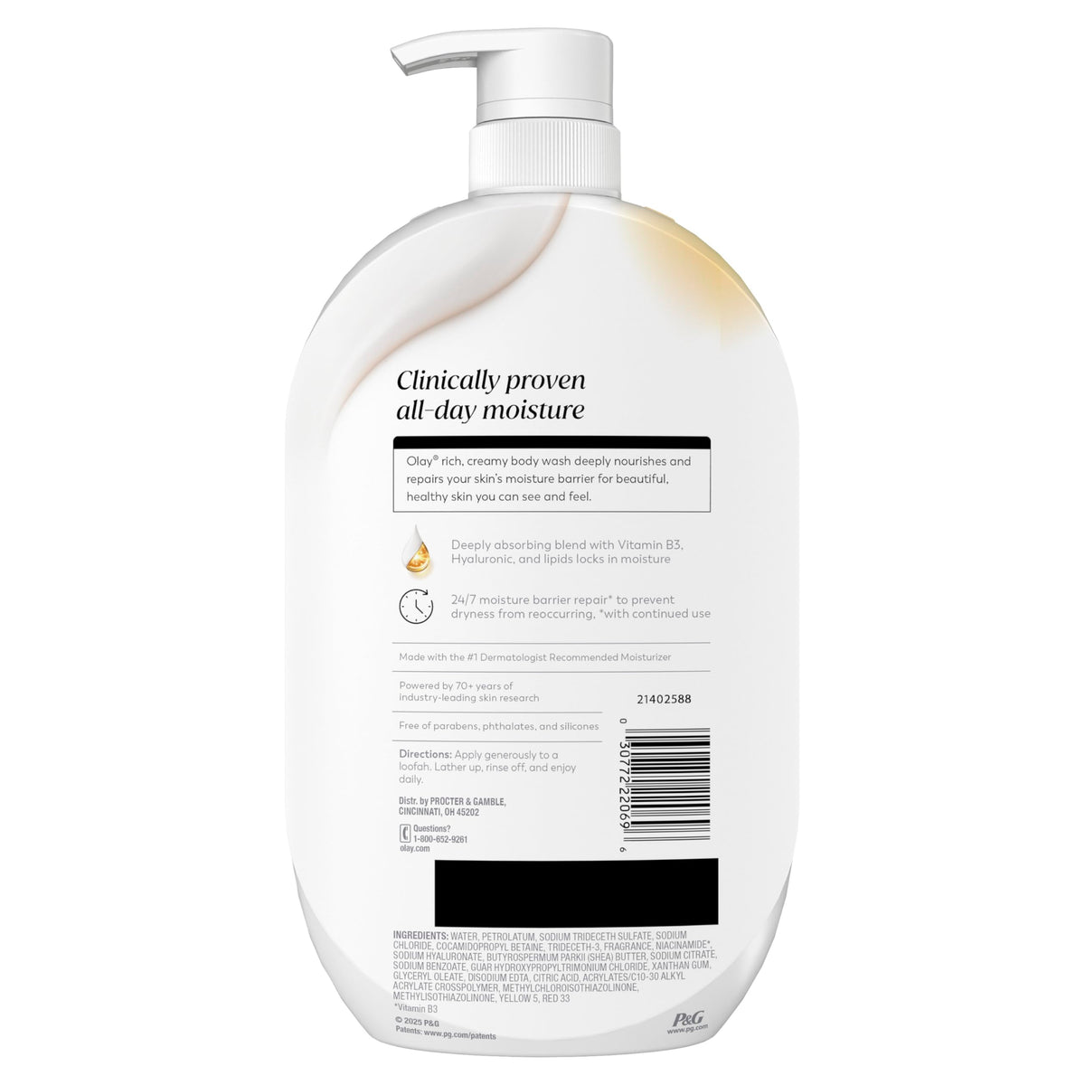 "Olay Gel de Ba?o Ultra Moisture con Manteca de Karit?