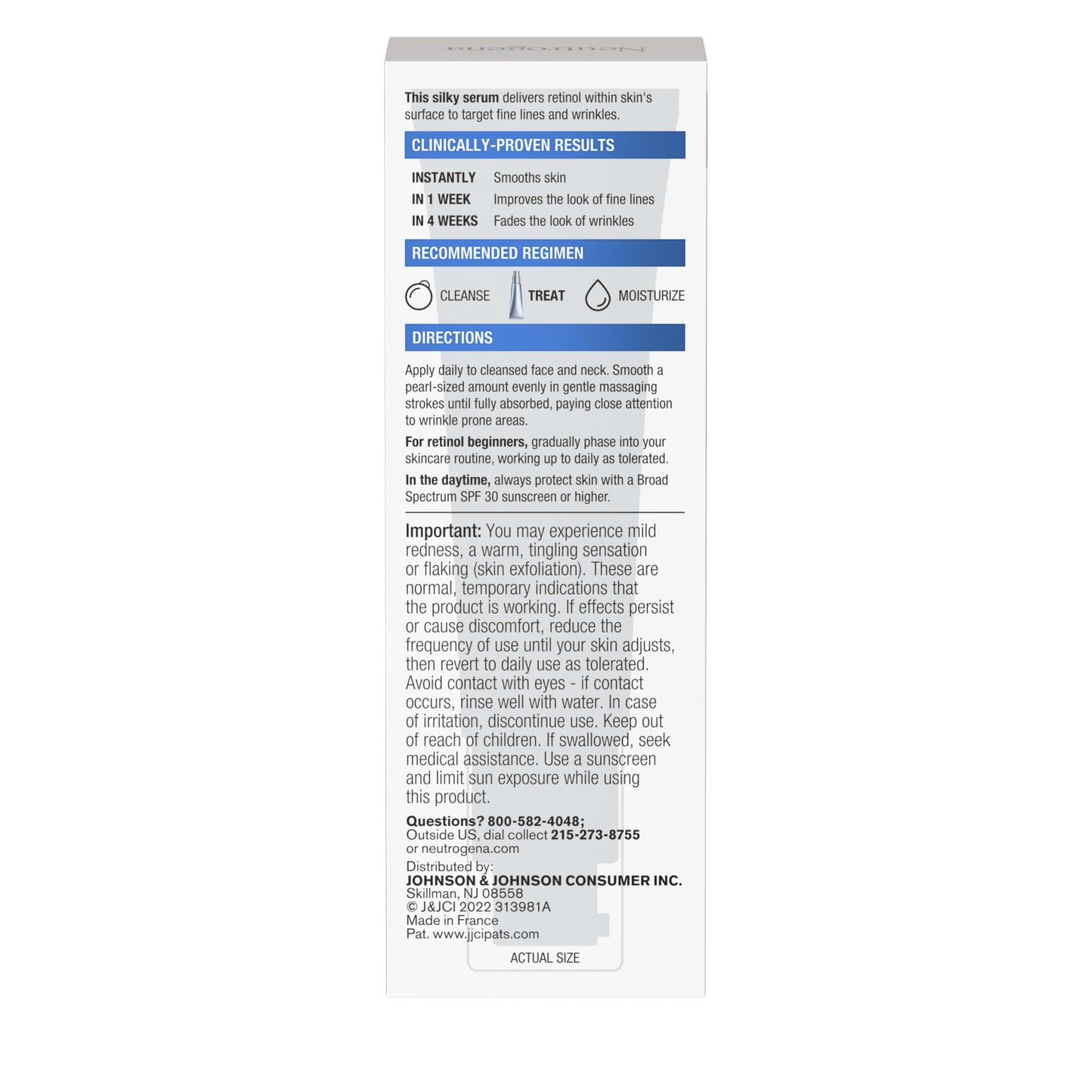 Neutrogena Rapid Wrinkle Repair Serum, 1 Ounce
