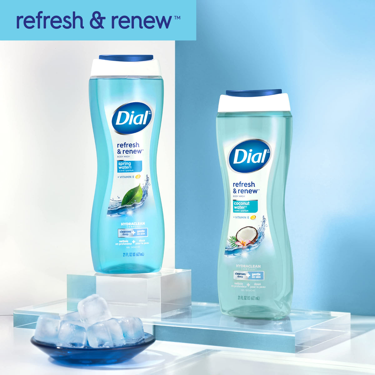 Dial Springwater Body Wash, 16 oz