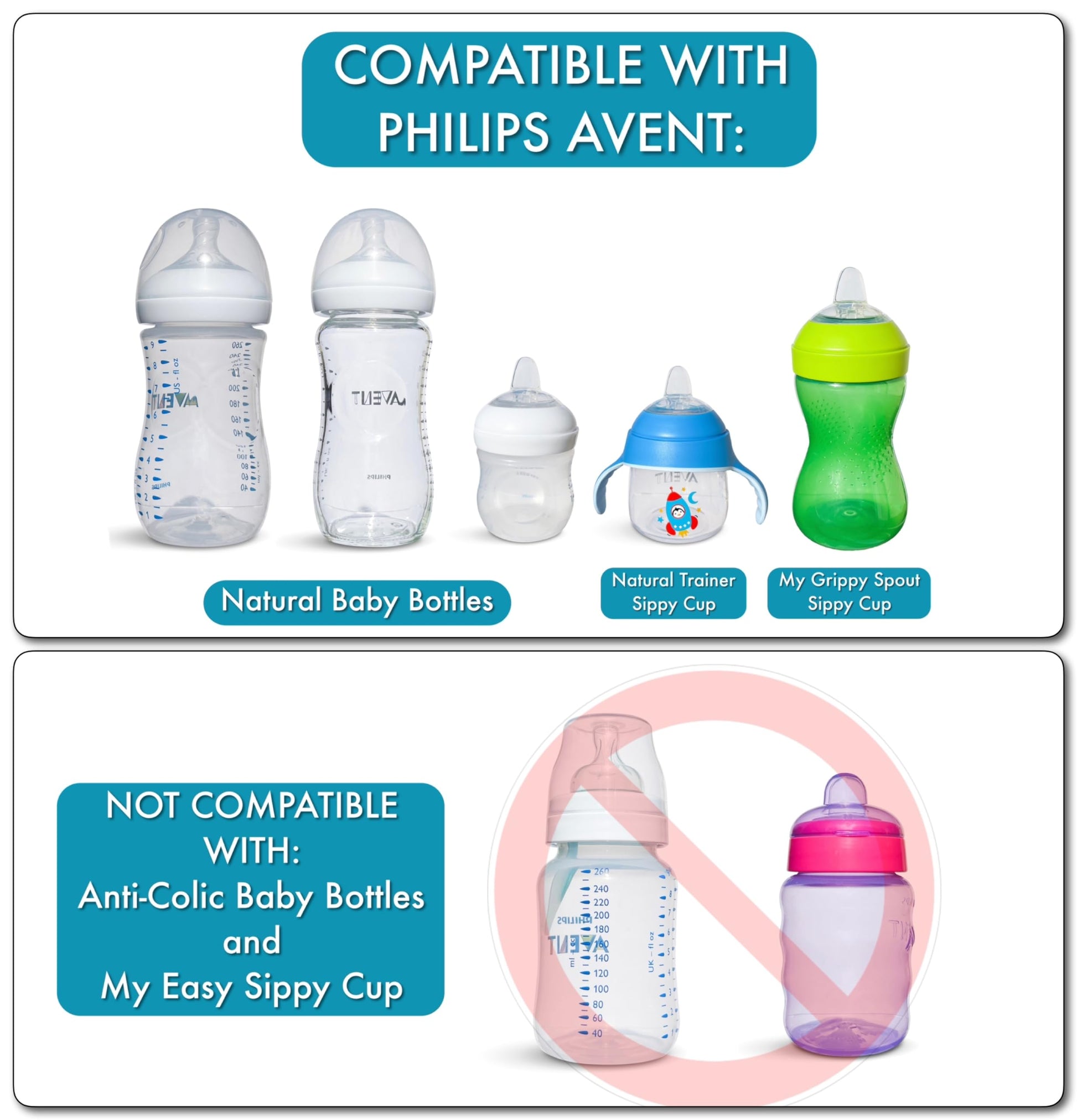 Pezones Philips Avent Naturales para Biberones