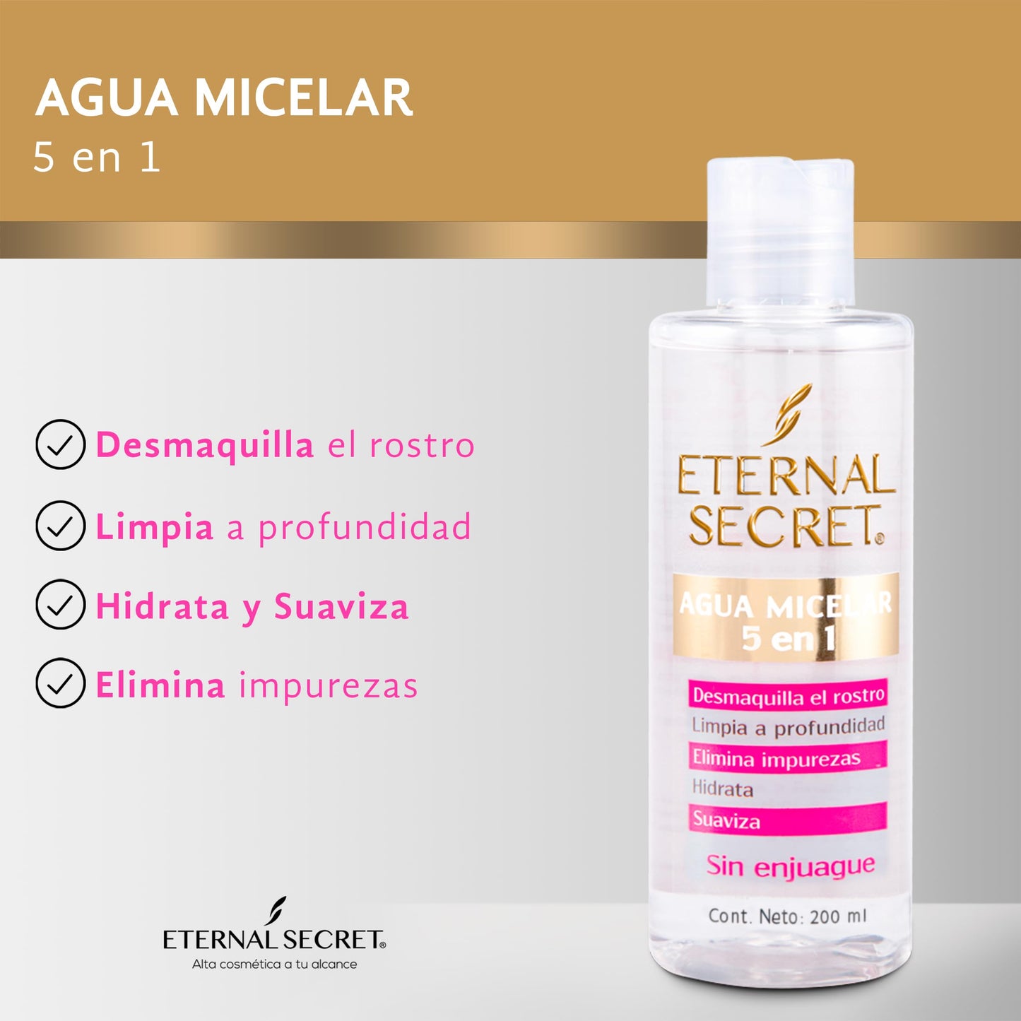 ETERNAL SECRET | KIT Piel Grasa - Incluye 6 Productos de SkinCare | Exfoliante Vitamina E | Protector Solar Facial 50+ | Tonico Facial - Acido Hialuronico | Serum Facial | Limpiador Facial Piel Grasa