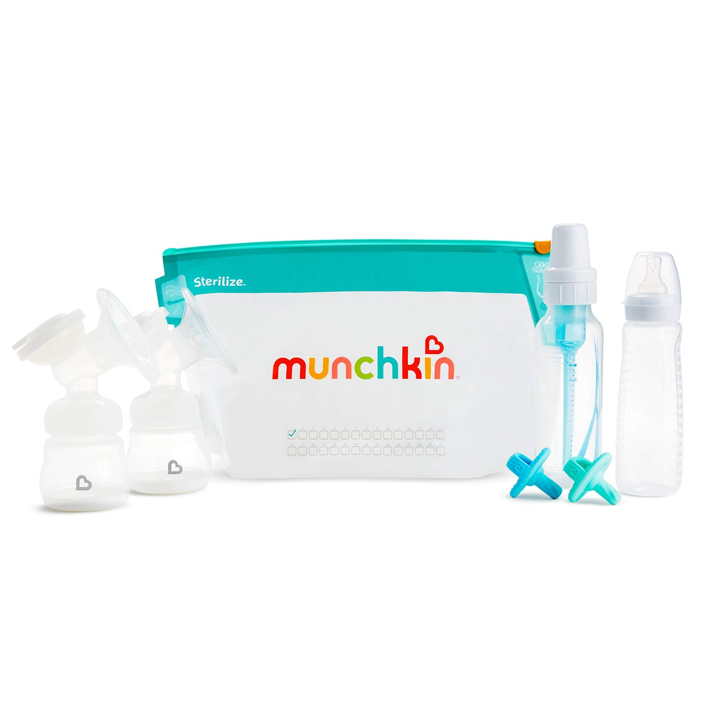 Bolsas Esterilizadoras Munchkin Blanco Grandes para Microondas