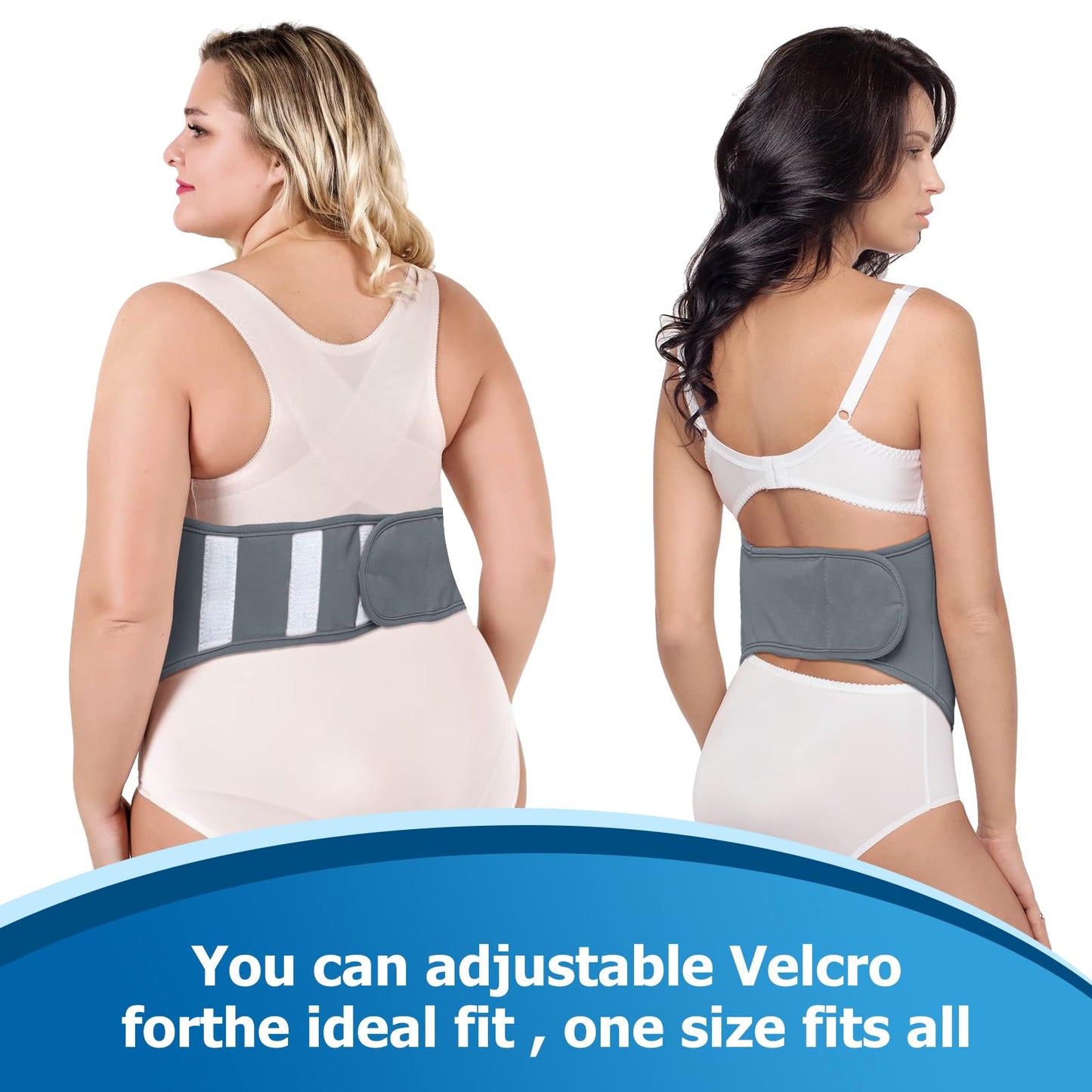 Paquete de 4 aceite de ricino para rodilla, cuello y abdomen, paquete de aceite de ricino reutilizable para abdomen con correa elástica ajustable, franela de algodón, lavable a máquina, antifugas de