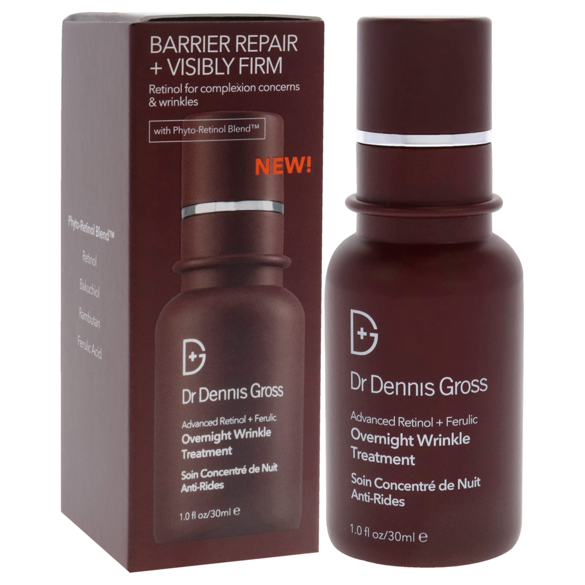 Suero de Recuperación Antiarrugas Nocturno Dr. Dennis Gross Ferulic Plus Retinol Unisex