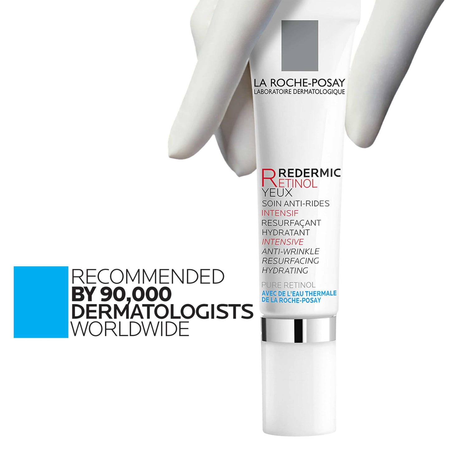 Crema para Contorno de Ojos Reafirmante Antiarrugas La Roche Posay Redermic R Ojos 15ml