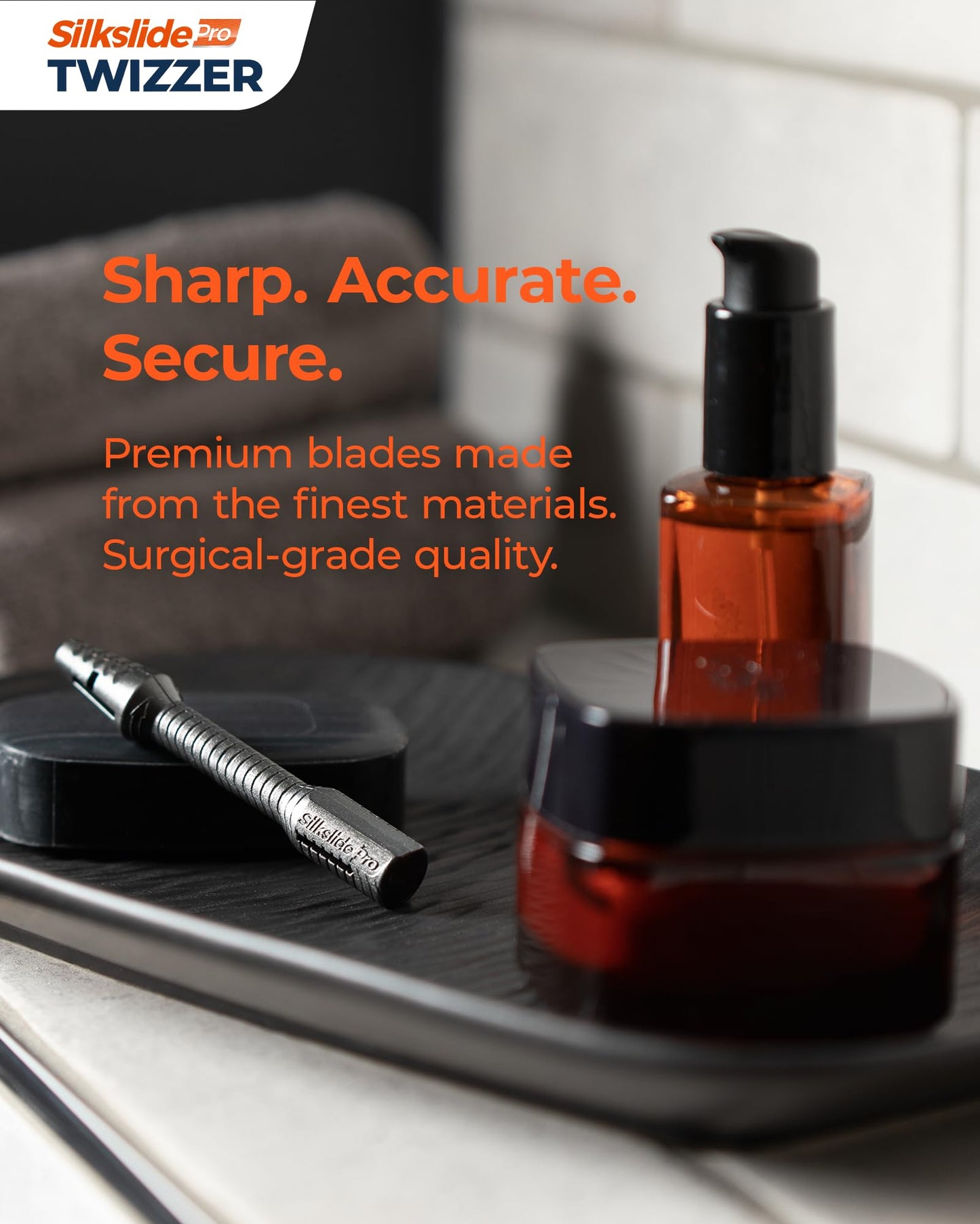 Silkslide TWIZZER, recortadora de pelo de nariz y oído para hombres y mujeres, depilación nasal, cuchillas alemanas, diseño patentado, sin electricidad ni baterías
