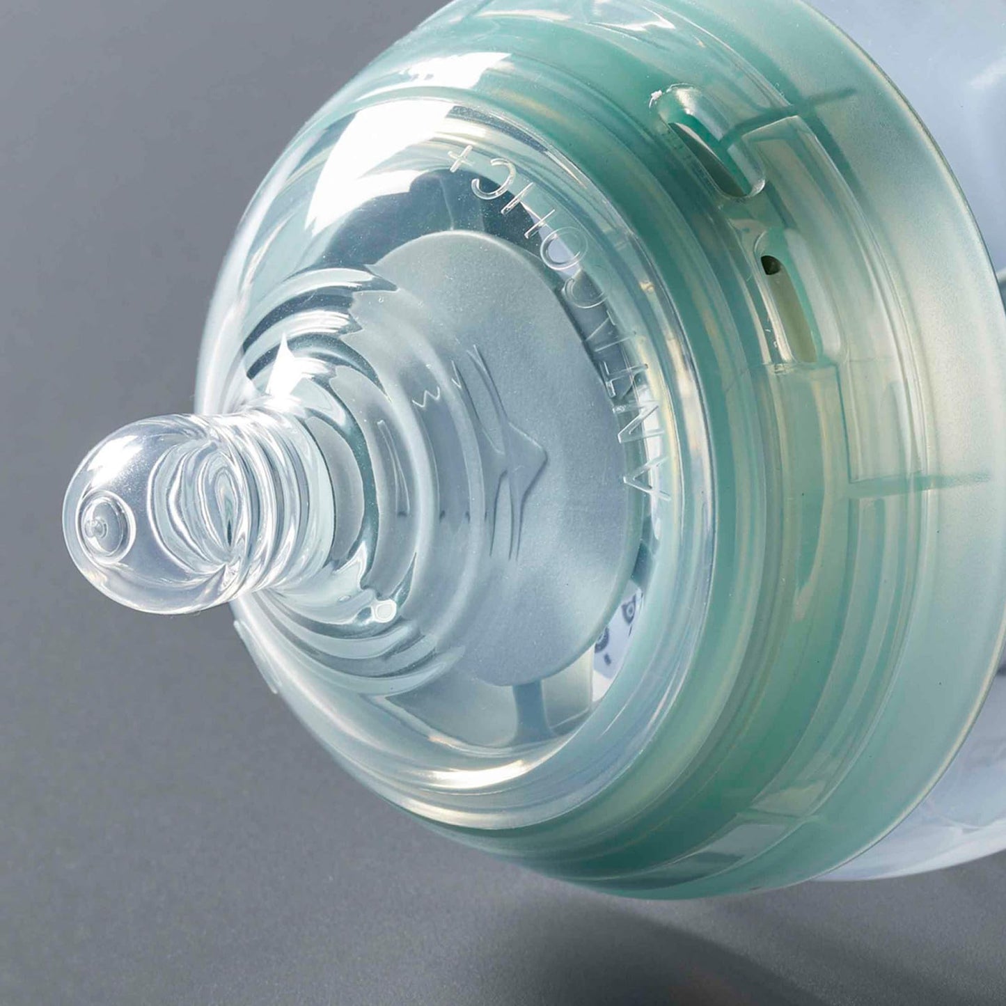 Tommee Tippee, tetina para biberón de flujo medio anticólico avanzado, tetina con forma de pecho, más de 3 meses, 2 unidades