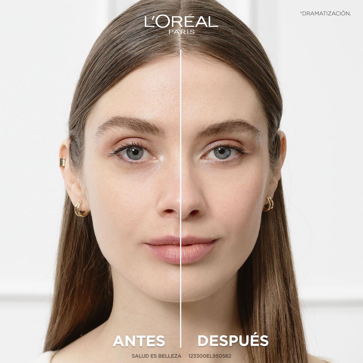 L'Oréal Paris sérum rellenador con color y ácido hialurónico True Match, Tono 2-3 Light, 30ml