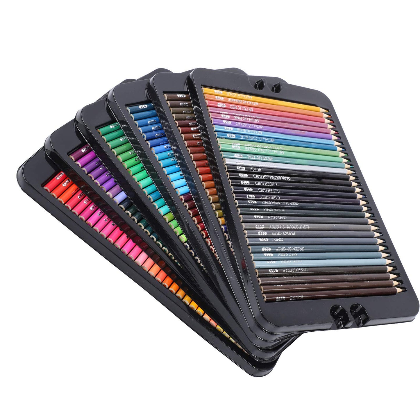 Juego de Lápices de Colores de 180 Piezas, Juego de Lápices de Colores con Caja de Hierro Herramientas de Pintura Prácticas y Seguras Adecuadas para Dibujar Bocetos
