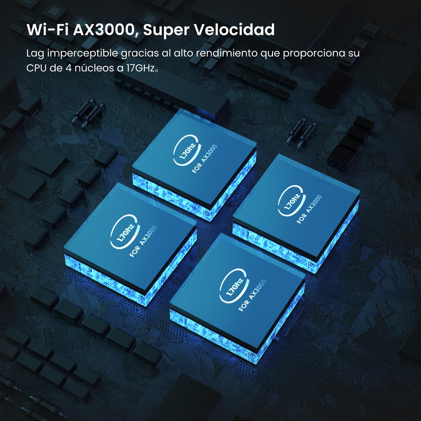 Sistema Mesh WiFi 6 Tenda Nova Blanco AX3000 para 160 Dispositivos 3-Pack