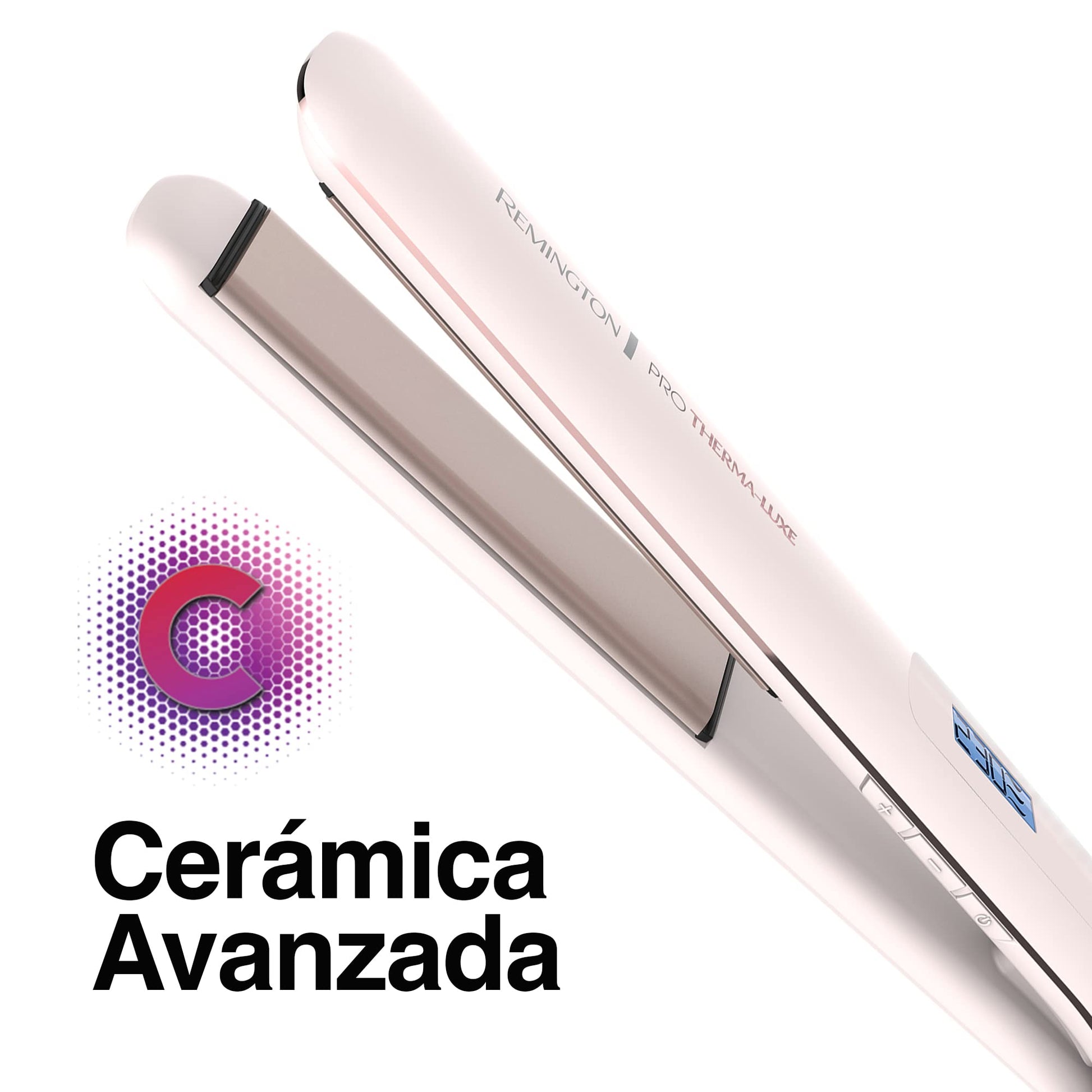 Plancha Alaciadora Remington Pro Therma-Luxe Peinados de Larga Duración, S9100