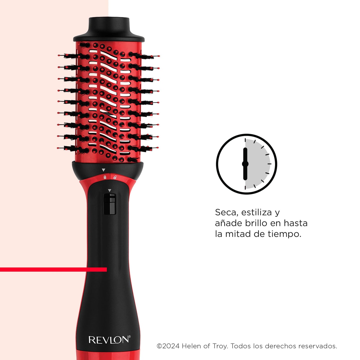 Revlon One-Step Volumizer Plus Removible con Accesorios Intercambiables, Kit con 4 Accesorios