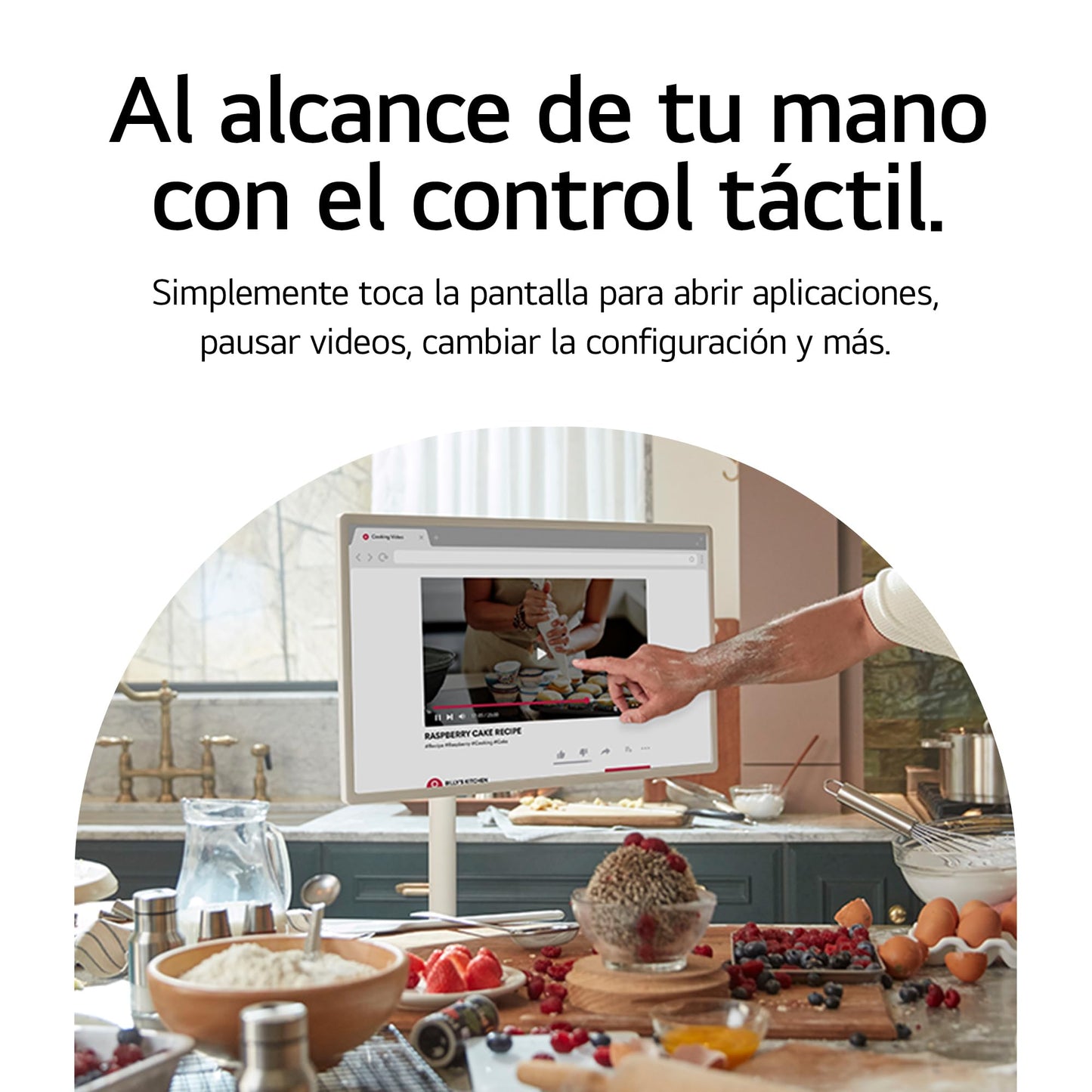 LG Pantalla StanbyME 27" Smart TV con ThinQ AI 27ART10AKPL