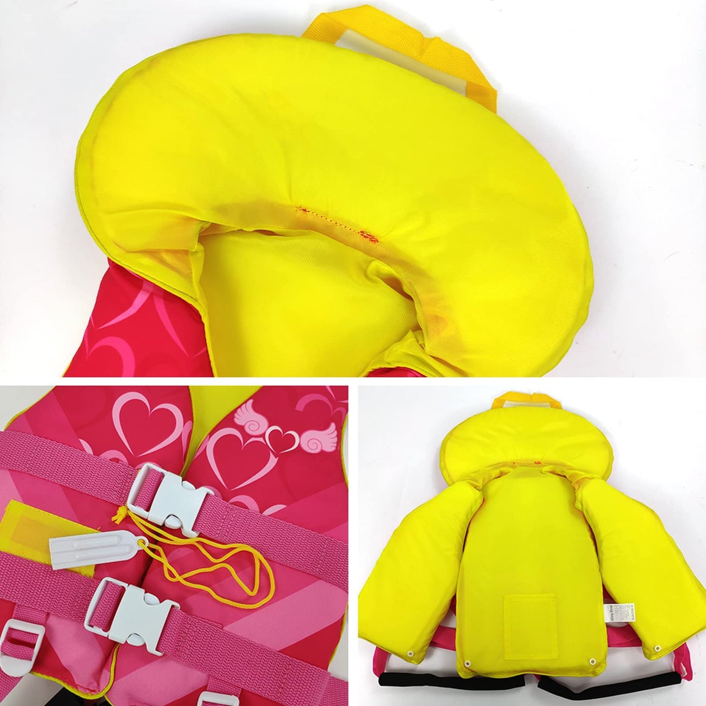 Chaleco de natación para niños, chamarra de natación para niños pequeños con correa de seguridad ajustable, ayuda de natación para niños y niñas de 24 a 75 libras