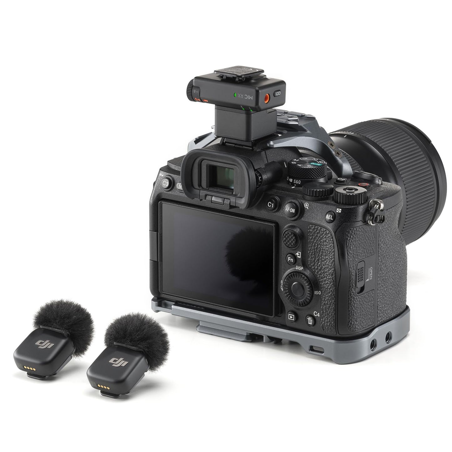 Original para DJI Mic 3/Adaptador de cámara Mic Mini, Conector de receptor para Sony A6700 ZV-E10 A7C A1 A9M3 FX3 Cámara MI Hot Shoe, Accesorios DJI Mic Mini