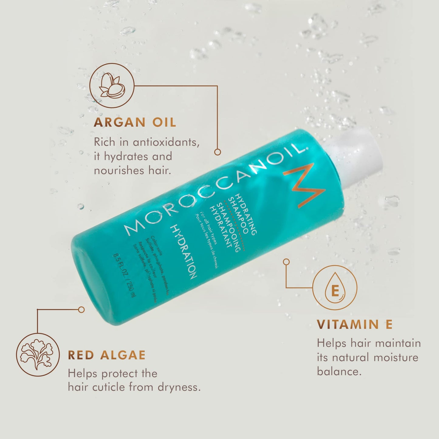 Moroccanoil Shampoo Hidratante, 250ml