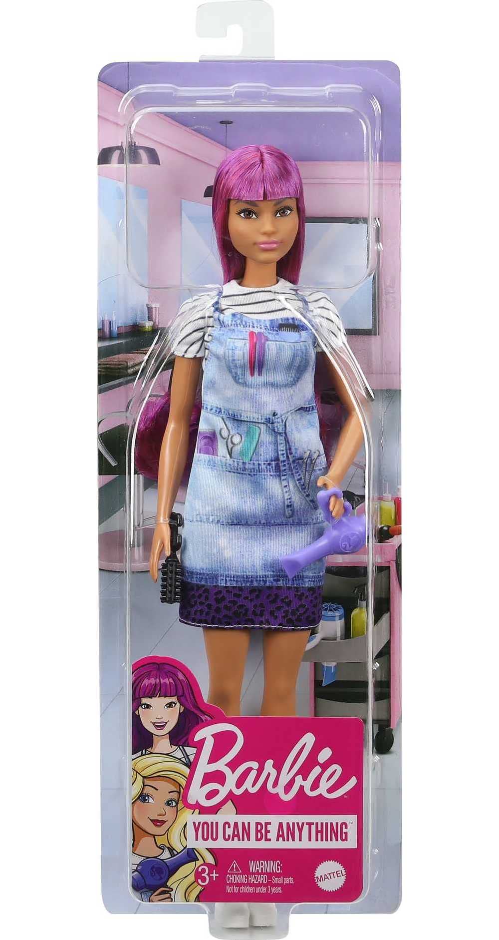 Barbie Careers, Muñeca Estilista, Muñeca para niñas de 3 años en adelante con Accesorios temáticos Que motivan la imaginación