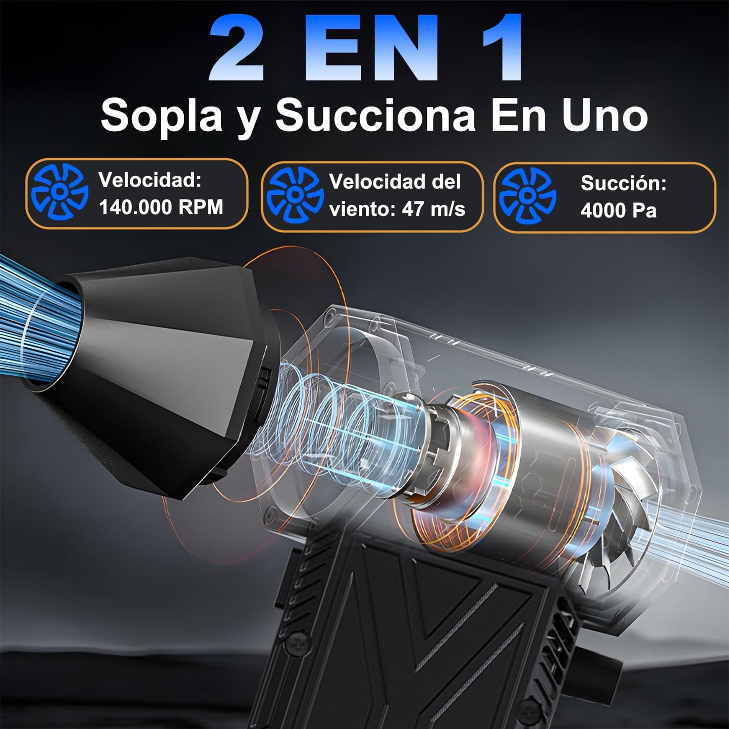 Plumero Electrico Inalámbrico Con Batería Recargable Plumero Electrico Ajustable de 14000RPM Para PC, Laptop, Muebles y Coche