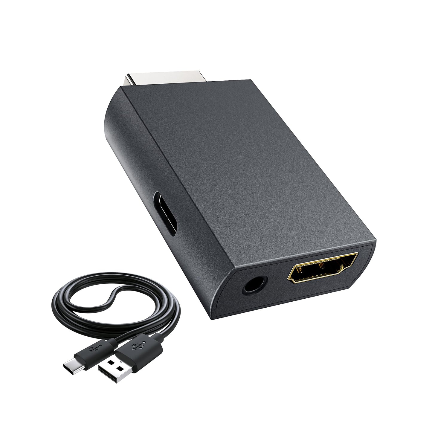 May Flash Adaptador convertidor PS2 a HDMI, convertidor de vídeo con Salida de Audio de 3,5 mm para TV HD y Monitor HDMI, Compatible con Todos los Modos de visualización PS2