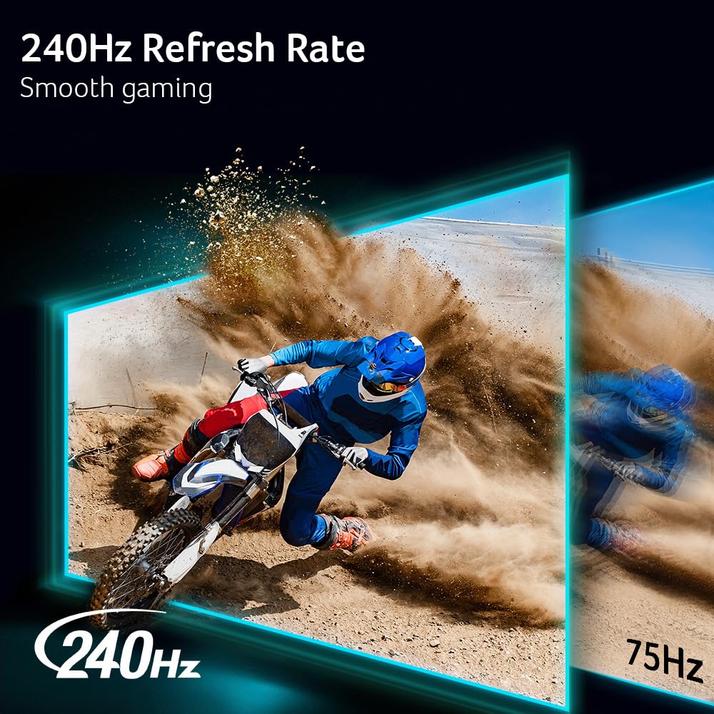 ACER Monitor Gaming Nitro de 31.5" Curvo FHD | Panel VA |Ultra-rápido | 240Hz | Tiempo de Respuesta 1ms (VRB) | Tecnología AMD FreeSync Premium