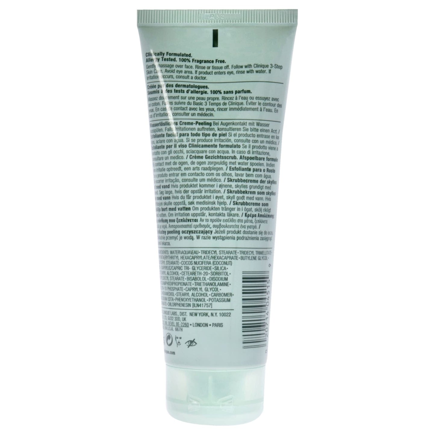 Clinique 7 Day Scrub Cream Rinse-Off Formula, 100 ml