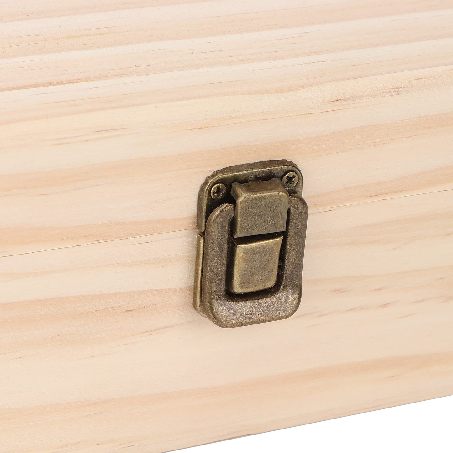 Caja De Madera De Almacenamiento De Aceite Esencial, 24 Rejillas Soporte De Aceite Esencial De Madera Multifuncional Para Aceite Esencial Cosméticos De Esmalte De Uñas