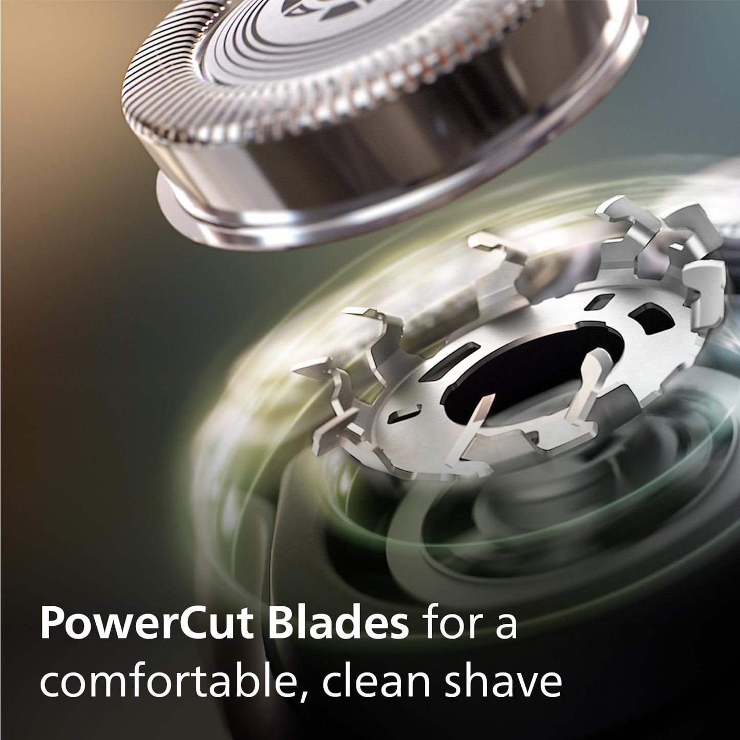 Philips Shaver Series 3000 - Maquinilla de afeitar eléctrica recargable para hombre (acero metálico)