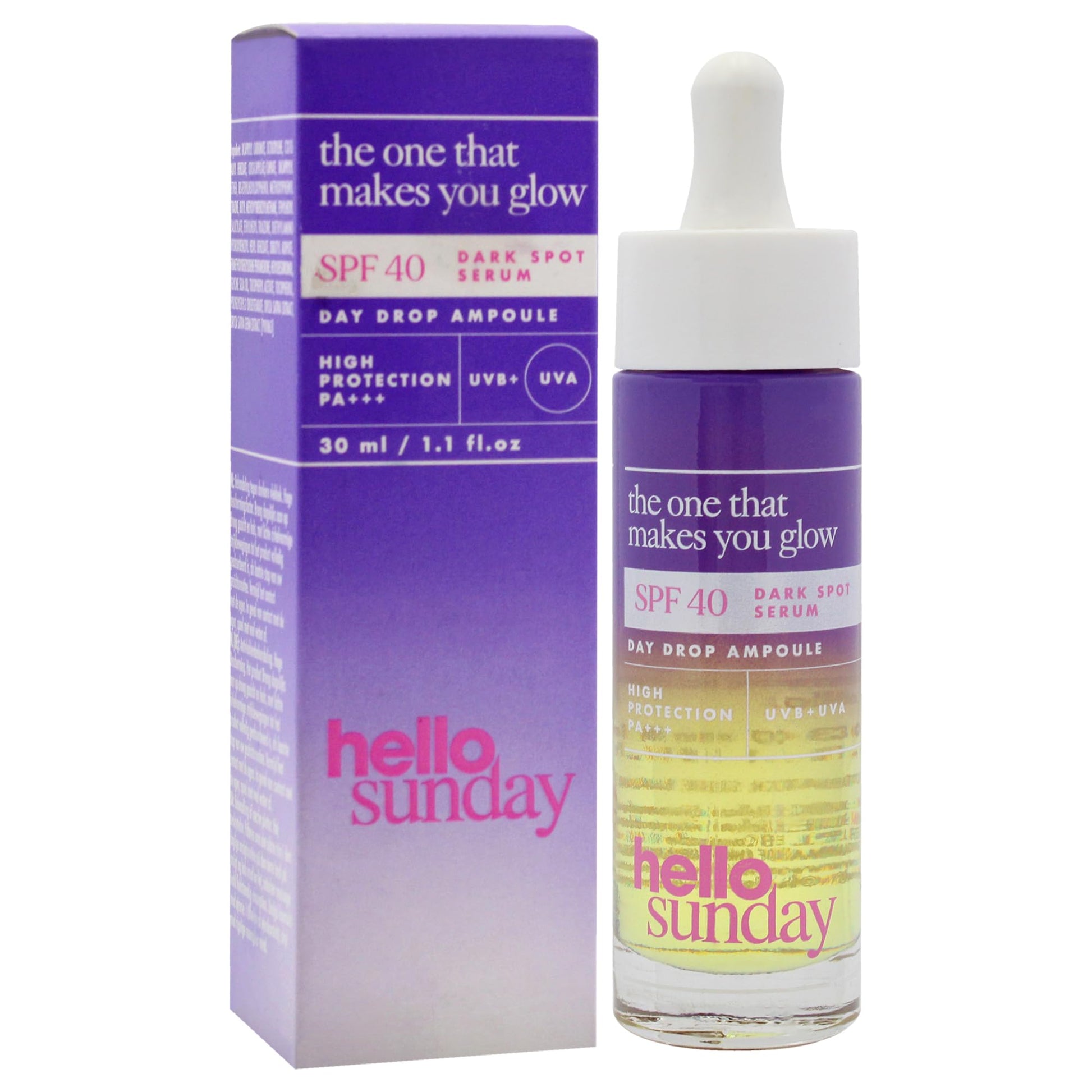Serum Oscuros SPF 40 Hello Sunday 1.1 oz para Unisex