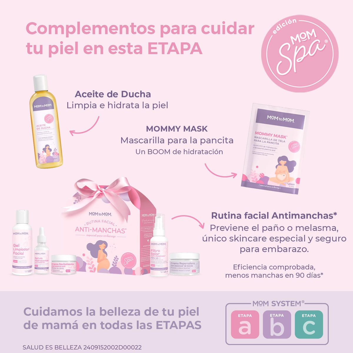 MOM to MOM Crema para Prevenir Estrías ETAPA a 250ml