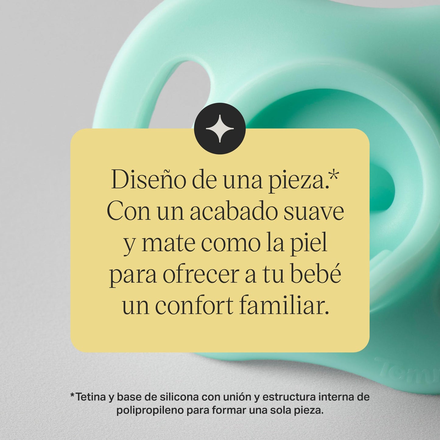 Chupete Tommee Tippee Ultra-light Verde Diseño de Silicona para Bebés de 18 a 36 Meses en Paquete de 4 Piezas